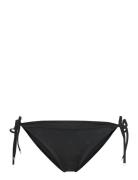 Tommy Hilfiger Cheeky String St Embroidered Svart