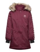 Hummel Hmlleaf Tex Coat Burgundy