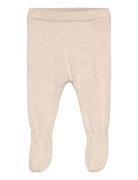 Mango Cotton Footed Trousers Beige