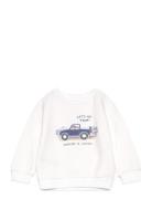 Mango Path Print Sweatshirt Vit