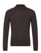 Morris Merino Mock Neck Brun