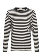 Movesgood Cindy Top Black Stripe Svart