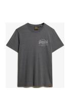 Superdry Classic Vl Heritage Chest Tee Grå