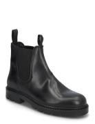 Bianco Biajeff Chelsea Boot Tumbled Leather Svart