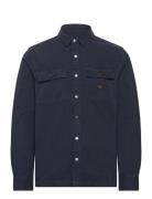 Superdry Canvas Workwear Overshirt Marinblå