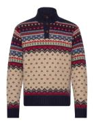 Polo Ralph Lauren Nordic-Inspired Wool-Blend Sweater Marinblå