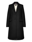 Tommy Hilfiger Wool Blend Classic Coat Svart