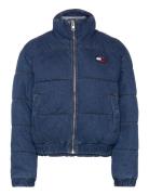 Tommy Jeans Denim Puffer Jkt Dh6051 Blå