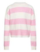 Kids Only Kogfranca Short L/S Stripe Knt Noos Rosa