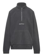 Jack & J S Jorvesterbro Fleece Quarter Zip No Jnr Grå