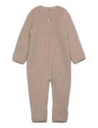 Huttelihut Pram Suit Wool Fleece Beige