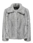 ONLY Onlrubina Faux Fur Jacket Otw Grå