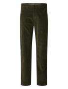 Selected Homme Slh196-Straight Miles Cord Pant W Noos Grön