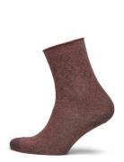 Mp Denmark Pytha Glitter Socks Brun