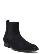 Bianco Biabeck Chelsea Boot Oily Suede Svart