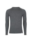 Danish Endurance Men's Merino Long Sleeved Shirt Grå