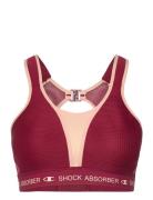 Shock Absorber Ultimate Run Bra Padded 06S7 - Grey Ms051 - 75E Burgund...