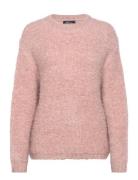 Gina Tricot Boucle Knitted Sweater Rosa