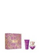 Versace Fragrance Gift Set Dylan Purple Edp + Body Lotion Nude