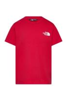 The North Face Teen S/S Simple Dome Tee Röd