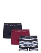 GANT Multistripe Trunk 3-Pack Marinblå