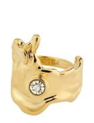 Pilgrim Gia Recycled Crystal Ring Guld