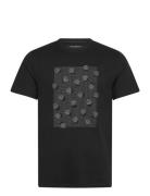 French Connection Mini Dice Graphic Tee Svart