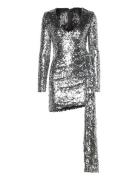 Bardot Ayanna Sequin Mini Dress Silver