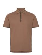 Mos Mosh Gallery Mmgharvey Polo Ss Tee Brun