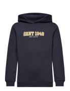 GANT Gant 1949 Hoodie Marinblå