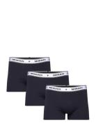 Morris Morris Boxer Brief 3-Pack Black Marinblå