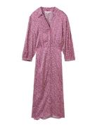 Tom Tailor Printed Feminine Dress Rosa