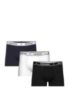 Morris Morris Boxer Brief 3-Pack Black Marinblå