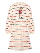 Pippi Langstrømpe Square Stripe Dress Multi/patterned