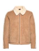 Daily Paper Oluwa Fur Jacket Beige