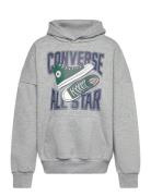 Converse Converse All Star Sneaker Graphic Hoodie Grå