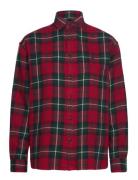 Polo Ralph Lauren Relaxed Fit Plaid Cotton Shirt Röd