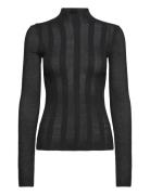 Calvin Klein Lace Open Stitch Sweater Svart