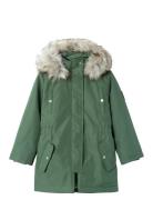 Name It Nkfmilla Parka Jacket Long Fo Noos Grön