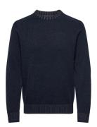 ONLY & SONS Onseddy Reg 7 Wool Crew Knit Marinblå