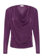 Kaffe Kagina Jersey Blouse Lila