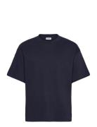 Weekday Great Boxy T-Shirt Marinblå