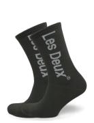 Les Deux Brody Rib Socks 2-Pack Grön