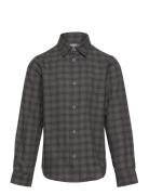 Jack & J S Jcocharlie Check Shirt Ls Jnr Grå