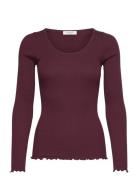 Rosemunde Baybay Long Sleeve Tee Burgundy