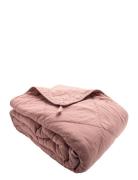 C'est Bon Bedspread Cotton W Linentassels Rosa