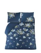 Laura Ashley 150X210Cm Single Duvet Cover+50X60 Cm Pc Set Blå