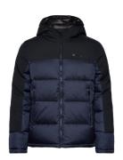 Champion Hooded Jacket Marinblå