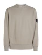 Calvin Klein Jeans Badge Crew Neck Beige