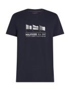 Tommy Hilfiger Hilfiger Flags Tee Marinblå